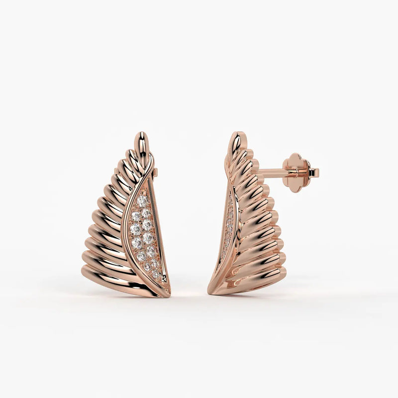 Auric Wingflare Studs Earrings