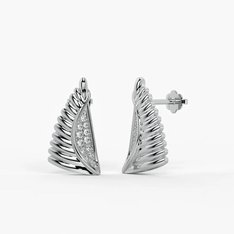 Auric Wingflare Studs Earrings