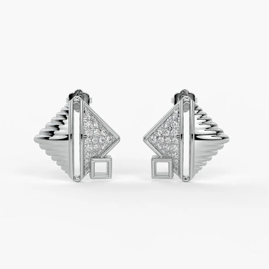 Crystalline Tides Studs Earrings