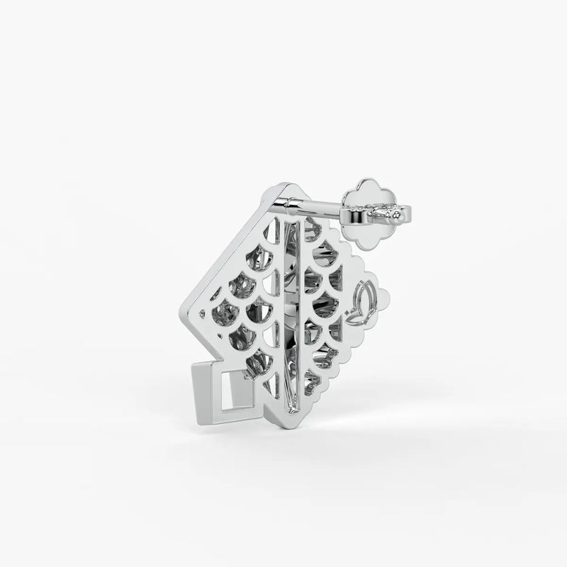 Crystalline Tides Studs Earrings
