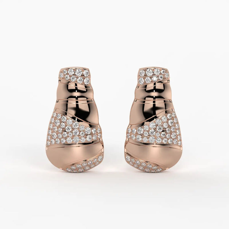 Oro Spiral Studs Earrings