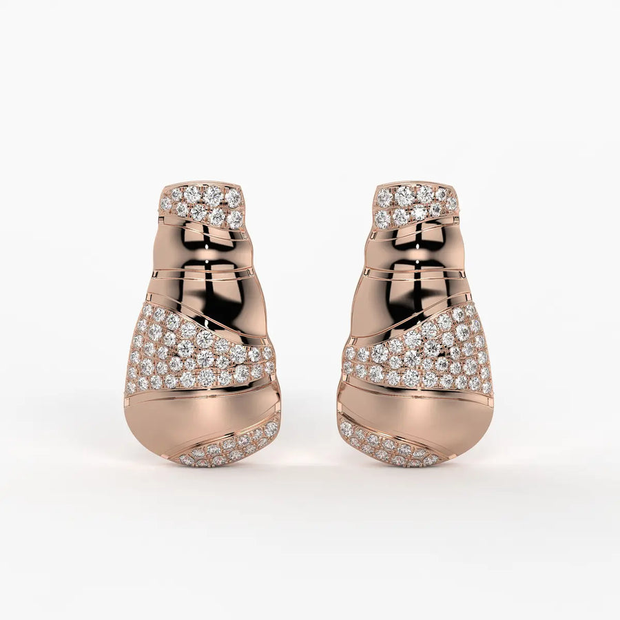 Oro Spiral Studs Earrings