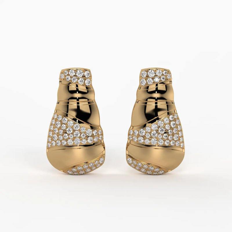 Oro Spiral Studs Earrings