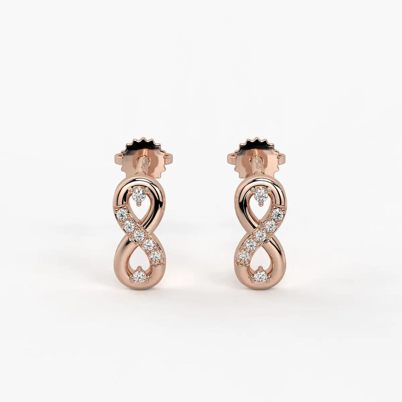 Velmira Loopline Diamond Stud Earrings