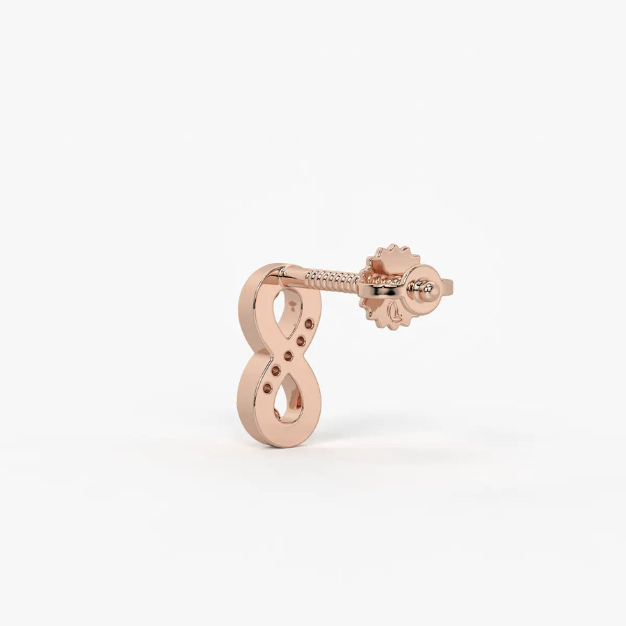 Velmira Loopline Diamond Stud Earrings