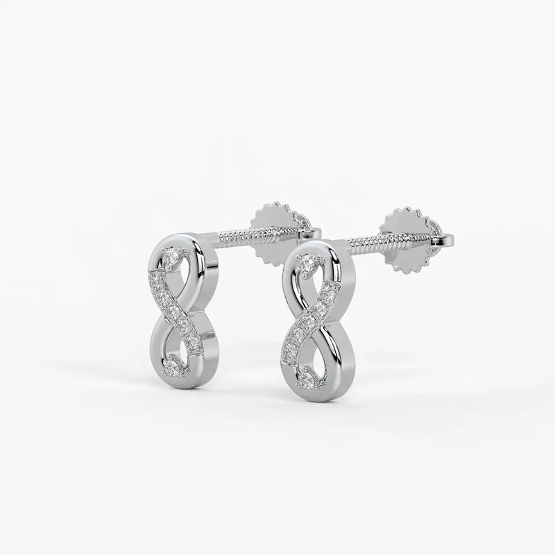 Velmira Loopline Diamond Stud Earrings