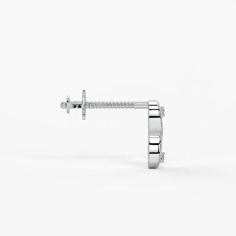 Velmira Loopline Diamond Stud Earrings