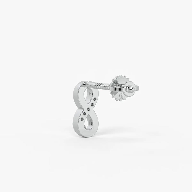 Velmira Loopline Diamond Stud Earrings