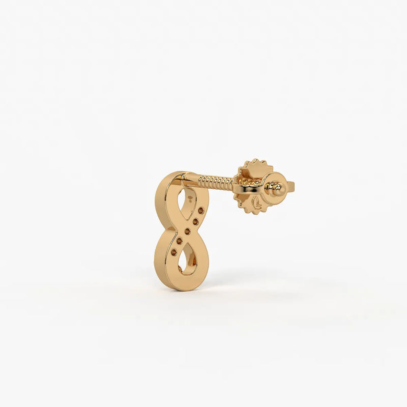 Velmira Loopline Diamond Stud Earrings