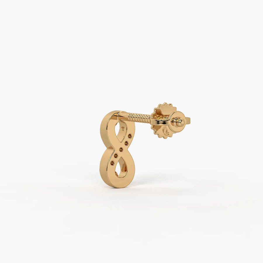 Velmira Loopline Diamond Stud Earrings