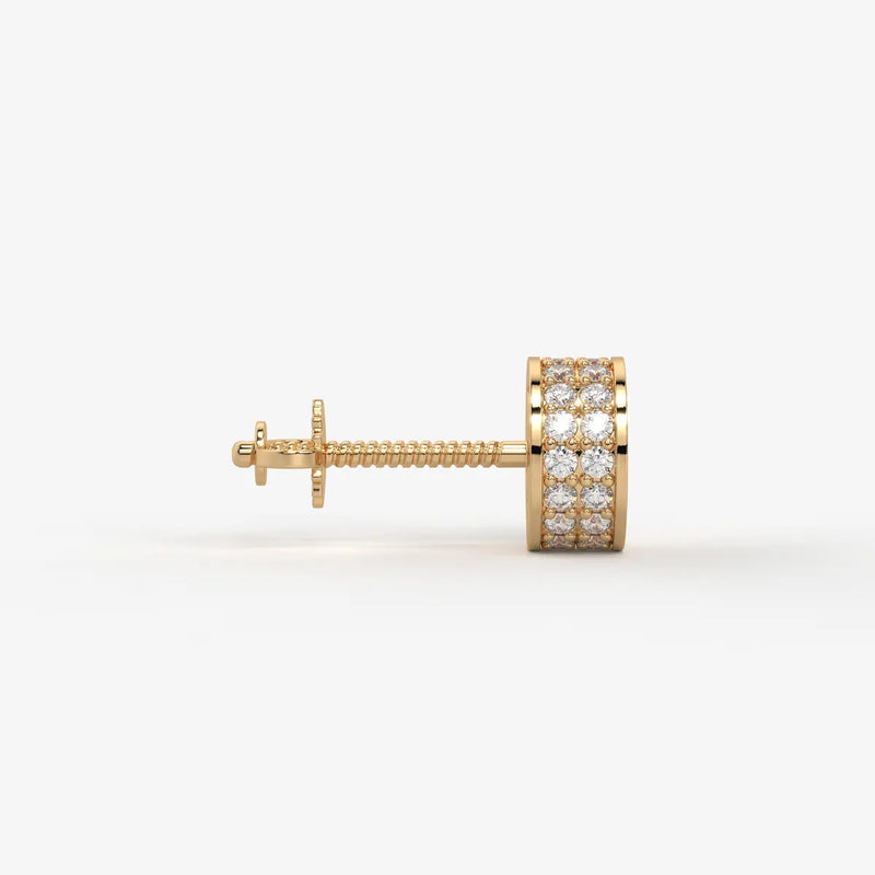 Orbit Core Diamond Stud Earrings
