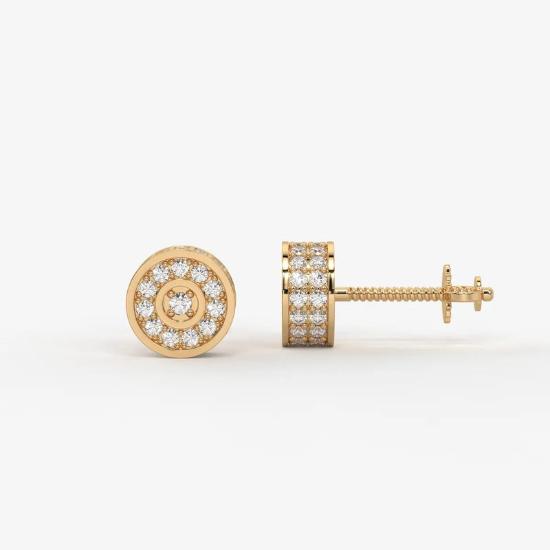 Orbit Core Diamond Stud Earrings