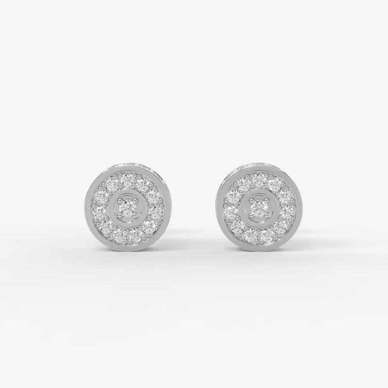 Orbit Core Diamond Stud Earrings