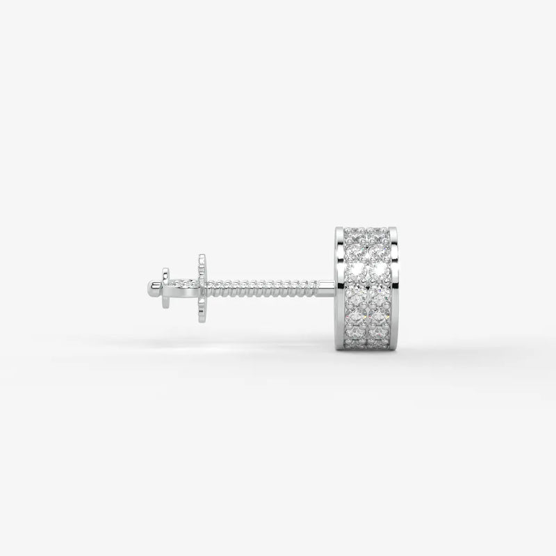 Orbit Core Diamond Stud Earrings