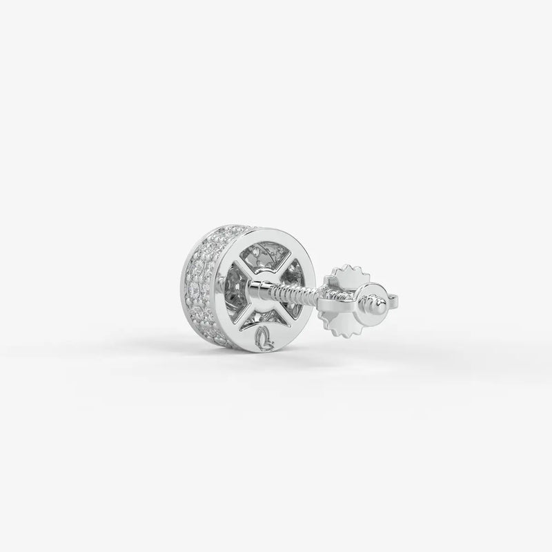 Orbit Core Diamond Stud Earrings