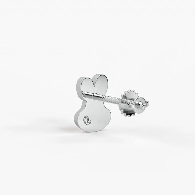 Playful Bunny Pop Stud Earrings