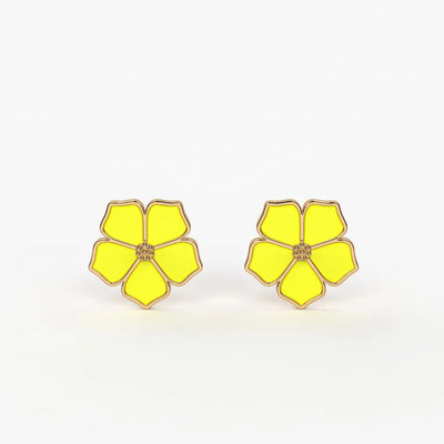 Sunshine Bloom Petal Earrings
