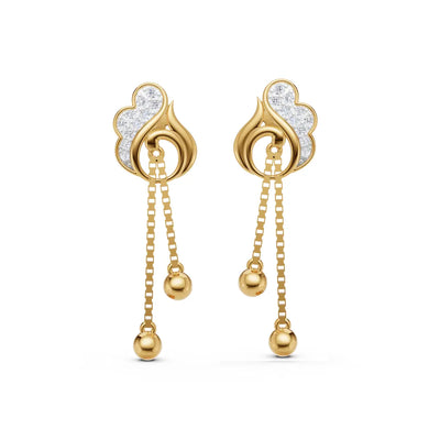 Sanvi Cascade Diamond Earrings
