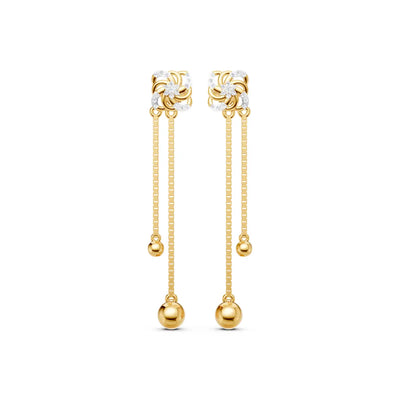 Charvi Pinwheel Diamond Earrings