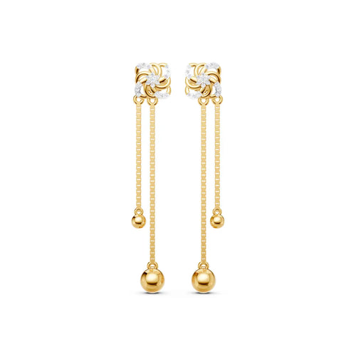 Charvi Pinwheel Diamond Earrings