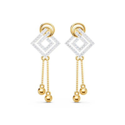 Tisya Tessera Diamond Earrings