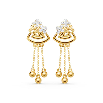 Mihika Arch Diamond Earrings