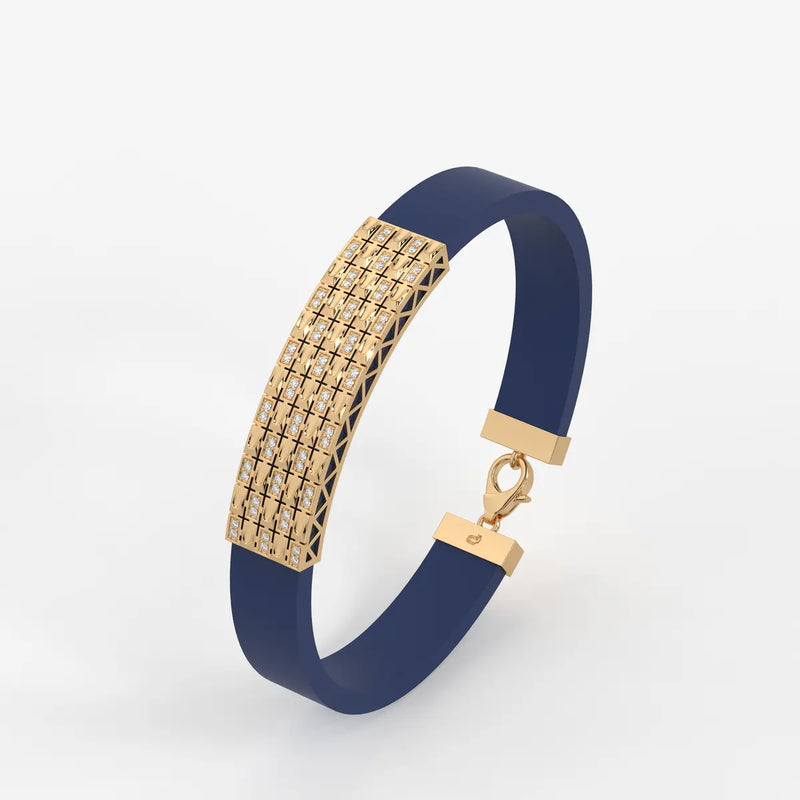 Draven Blockline Diamond Bracelet