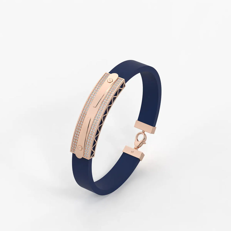 Zyron Dual Rail Luxe Bracelet for Men