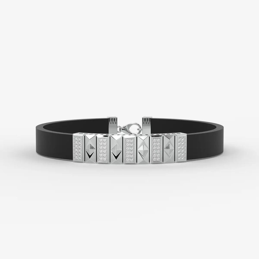 Draevor Spikebar Diamond Bracelet