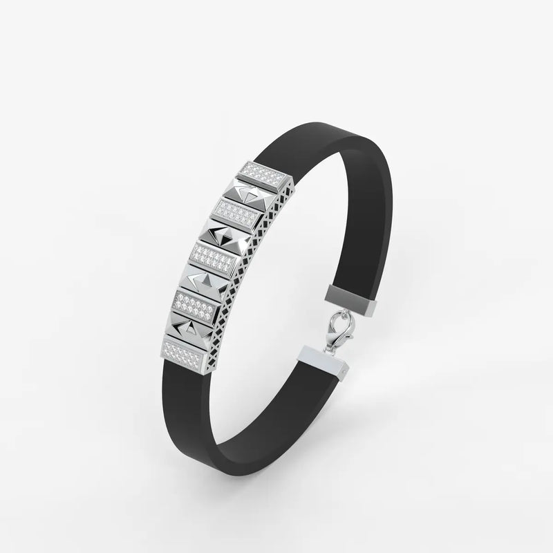 Draevor Spikebar Diamond Bracelet