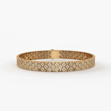 Hexoro Crown Mosaic Bracelet for Men