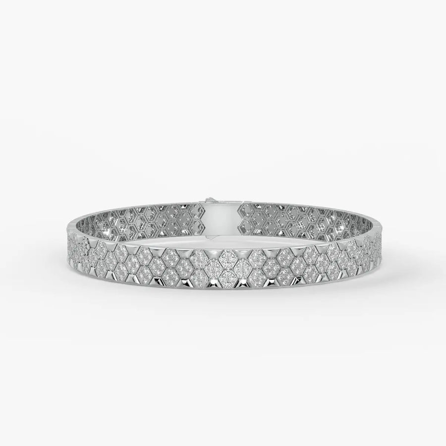 Hexoro Crown Mosaic Bracelet for Men