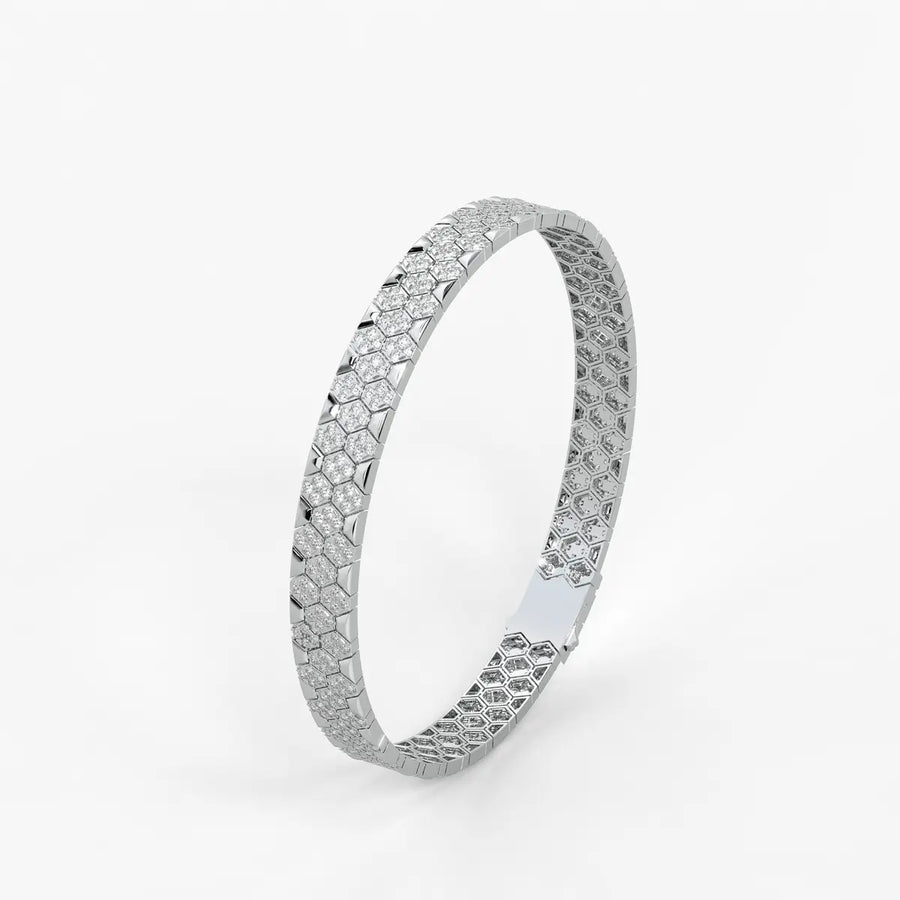 Hexoro Crown Mosaic Bracelet for Men
