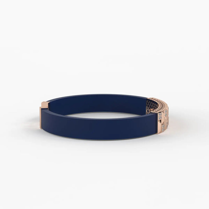 Vortan Crest Prism Block Bracelet for Men