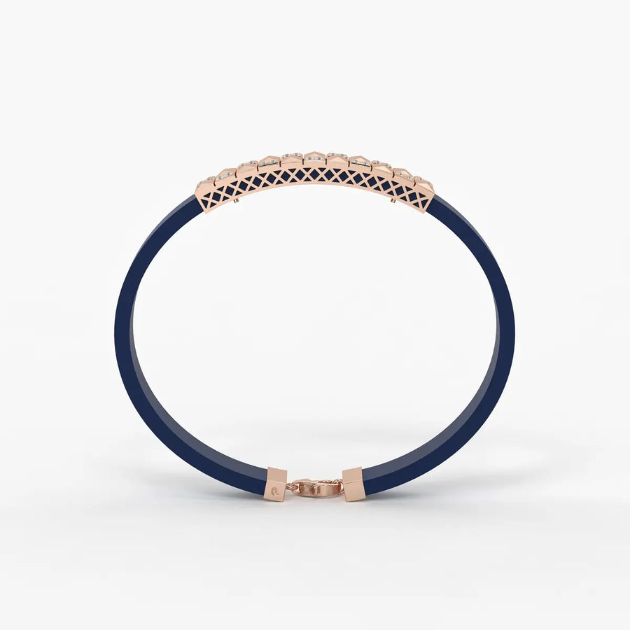 Vortan Crest Prism Block Bracelet for Men