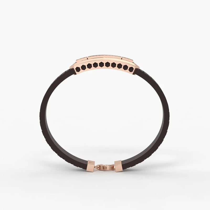 Averon Crest Triple Panel Bracelet for Men