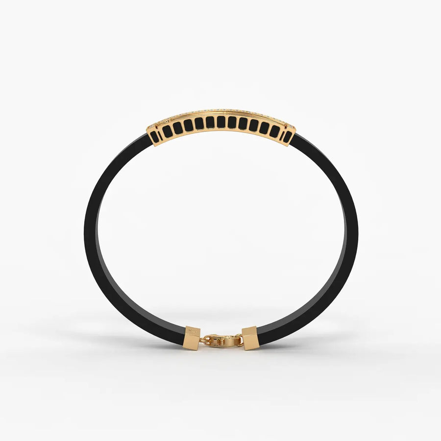 Zorvan Lockframe Diamond Bracelet