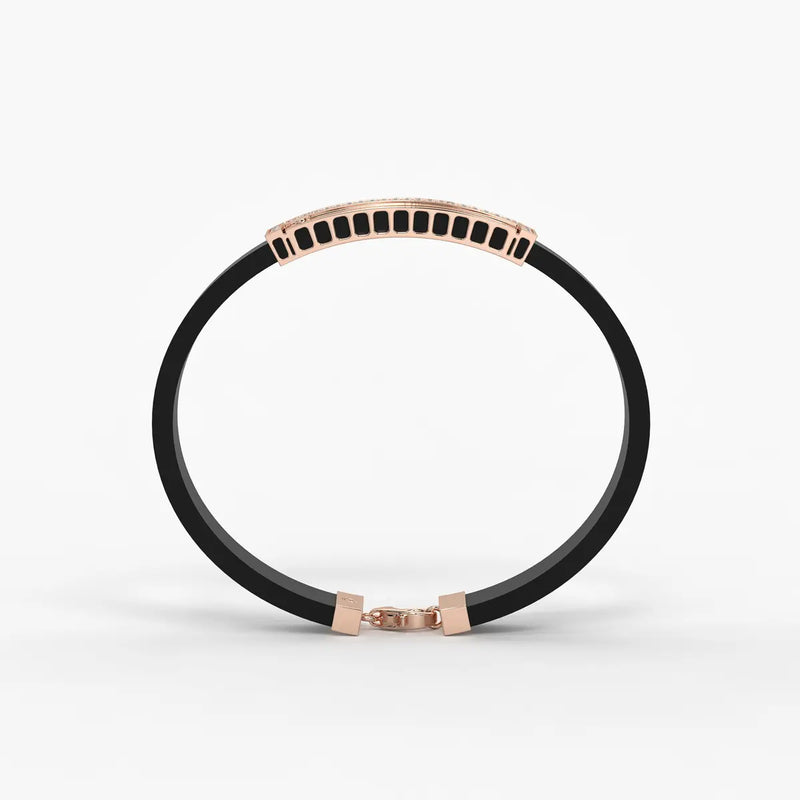 Zorvan Lockframe Diamond Bracelet