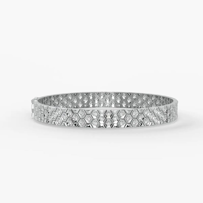 HexaGlint Royale Grid Bracelet for Men