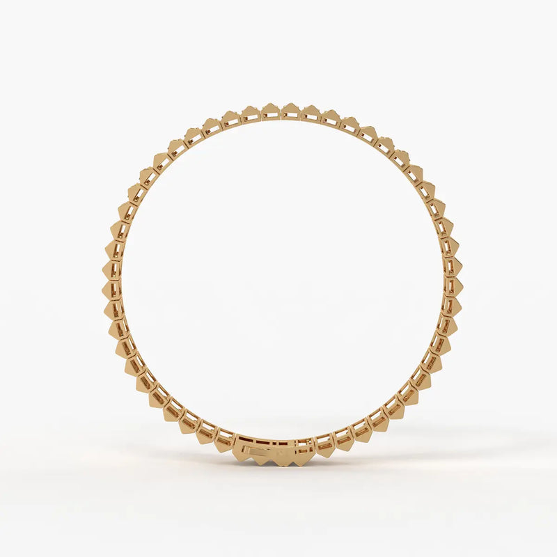 Regal Stride Prism Link Bracelet for Men