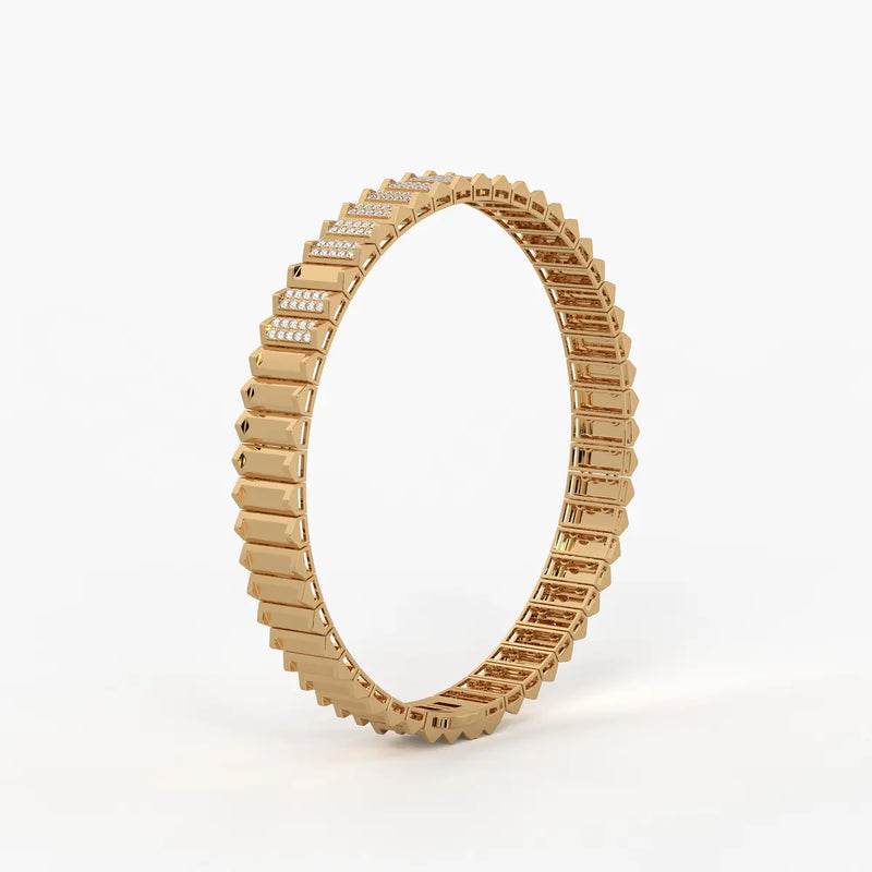 Regal Stride Prism Link Bracelet for Men