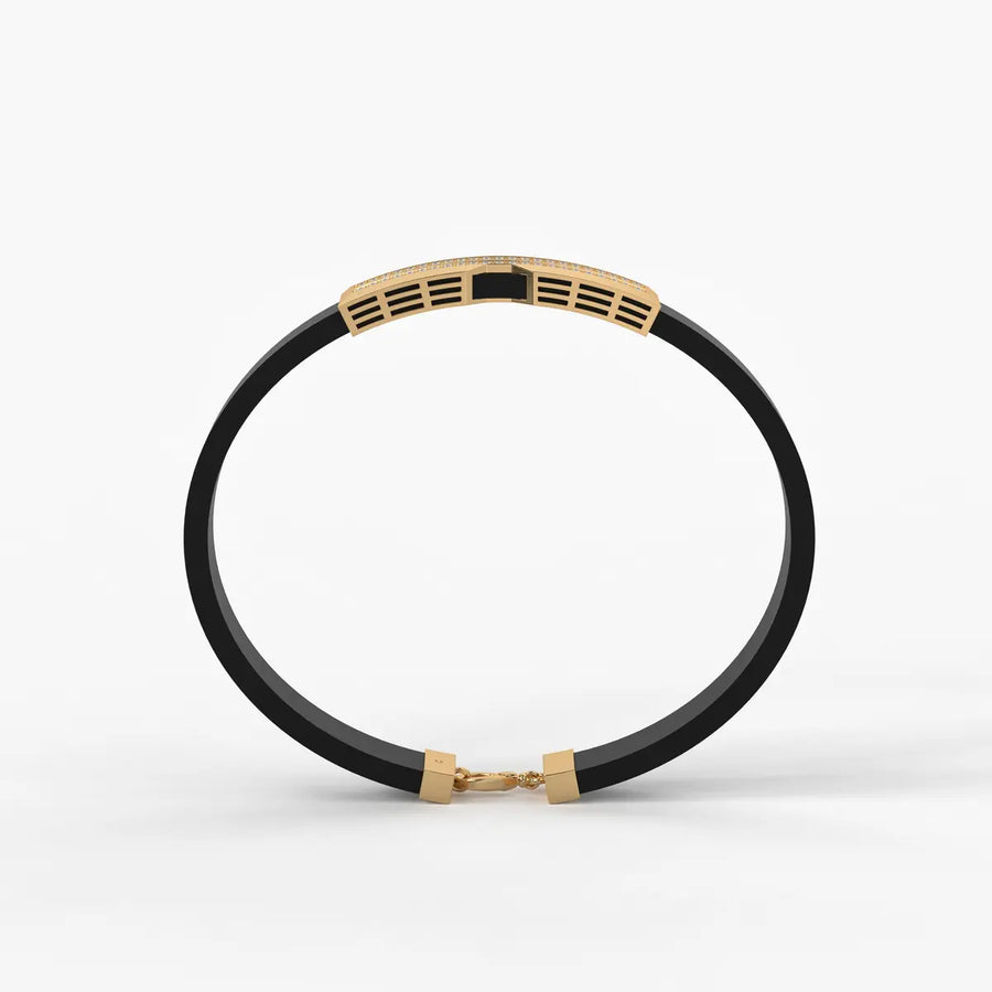 Zayron Dual Crest Command Bracelet for Men