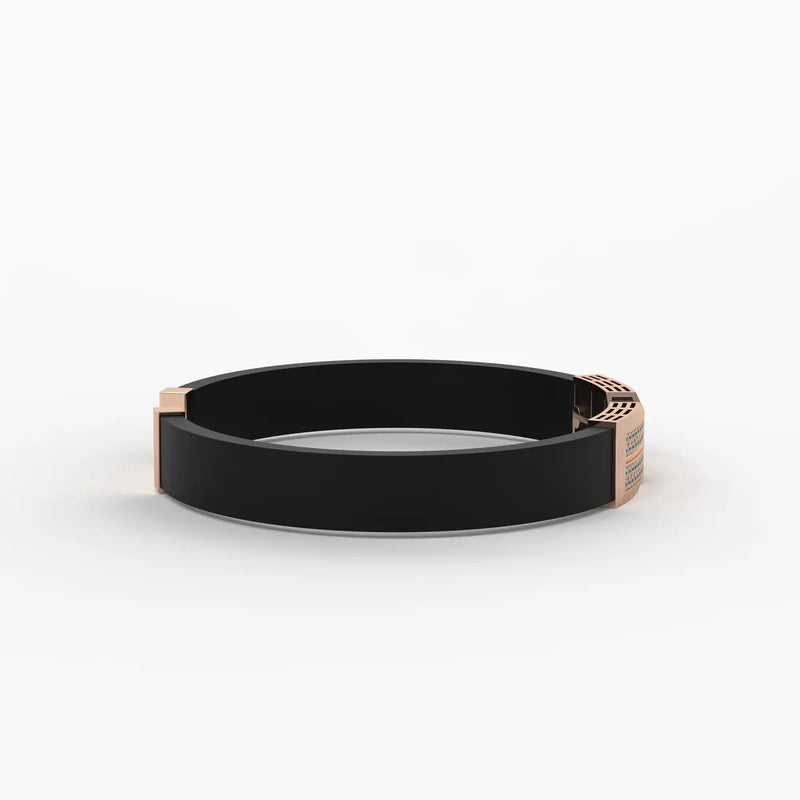 Zayron Dual Crest Command Bracelet for Men
