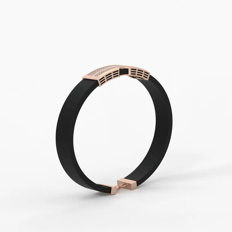 Zayron Dual Crest Command Bracelet for Men