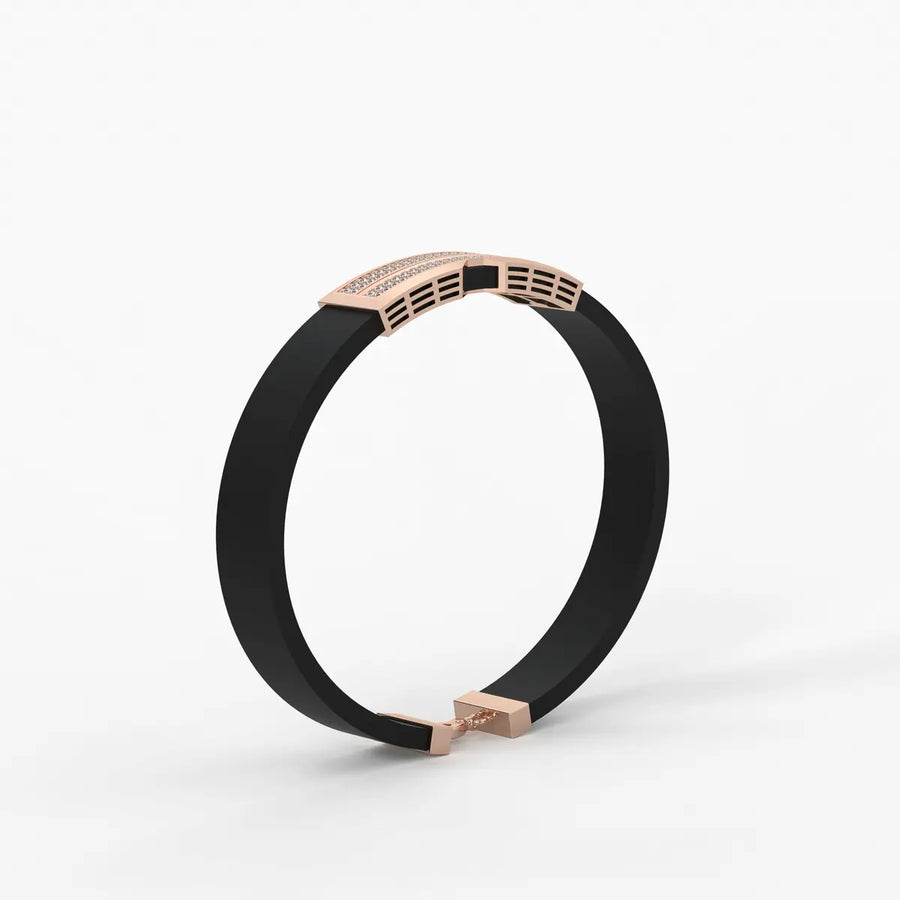 Zayron Dual Crest Command Bracelet for Men