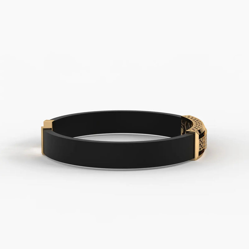 Zyron Edge Luxe Bar Bracelet For Men