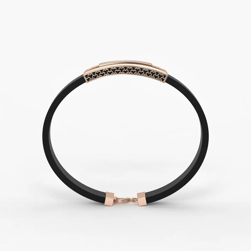 Zyron Edge Luxe Bar Bracelet For Men