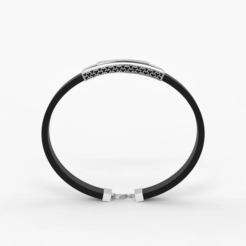 Zyron Edge Luxe Bar Bracelet For Men