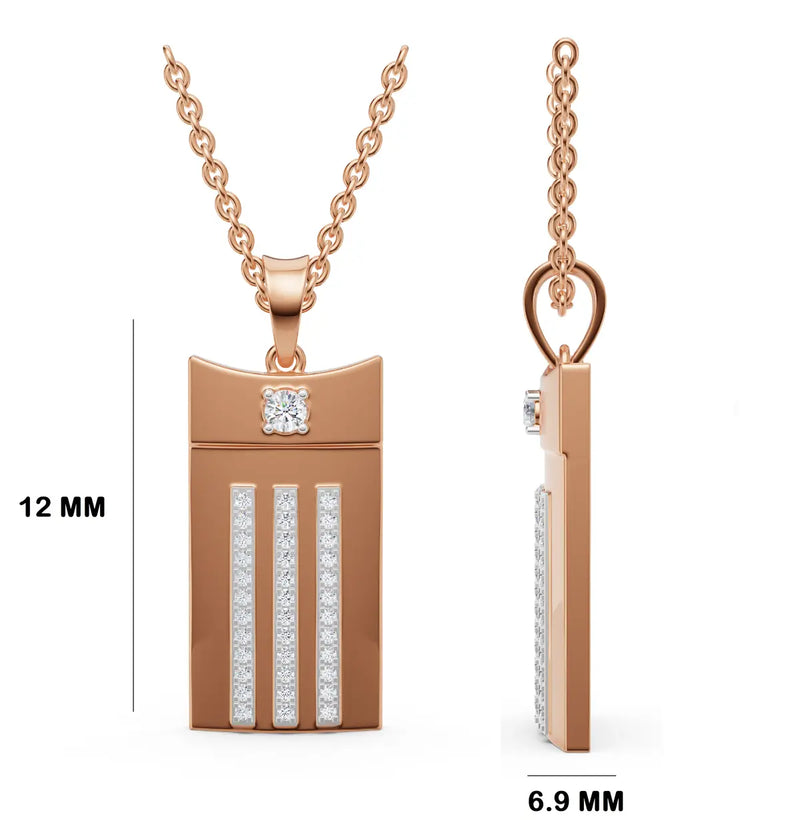Veritas Geometric Diamond Pendant