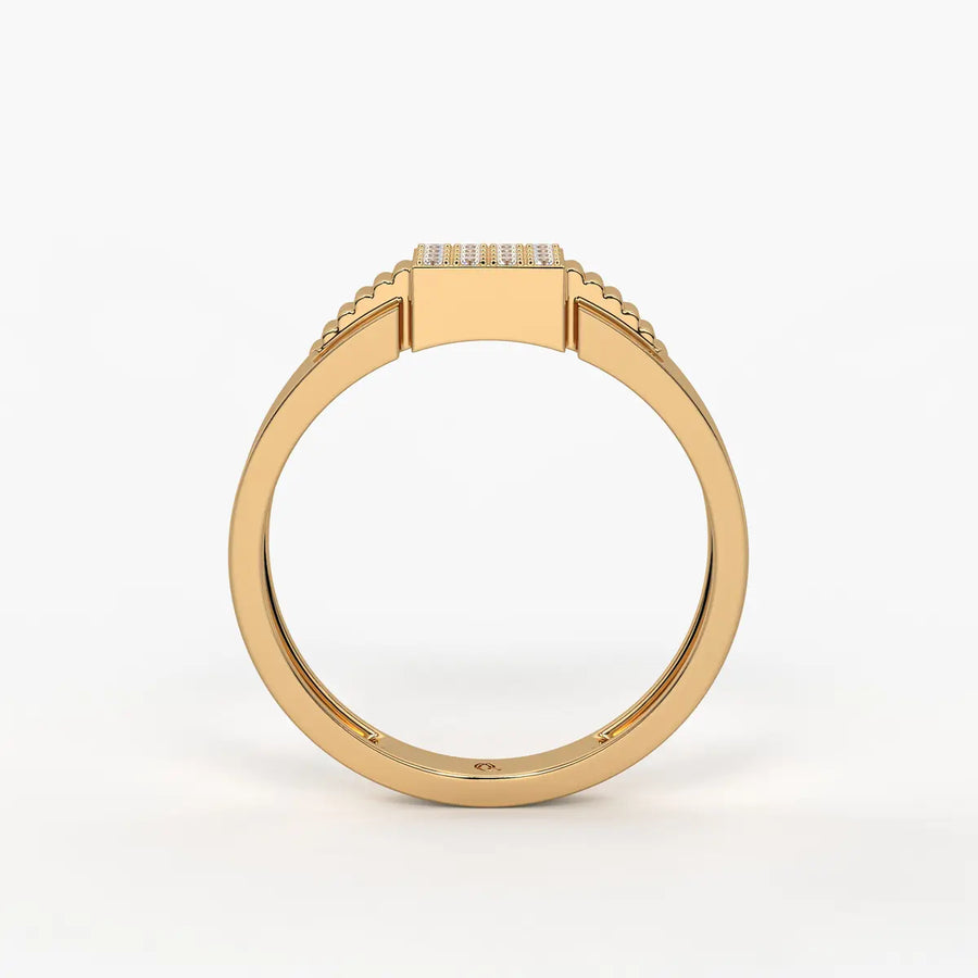 Rivex Gridlock Diamond Ring for Men